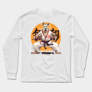 karate dog Long Sleeve T-Shirt